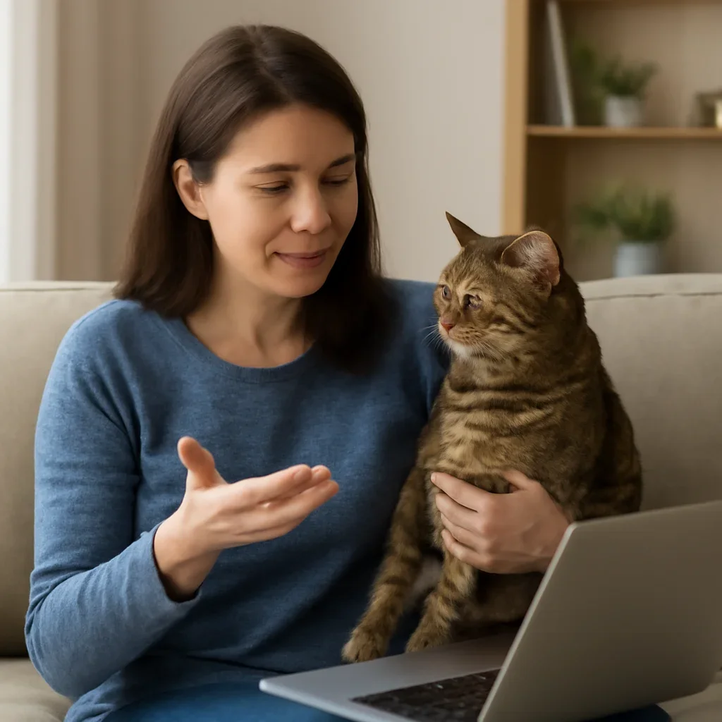 Support-focused approach to guiding cat owners through DNA testing